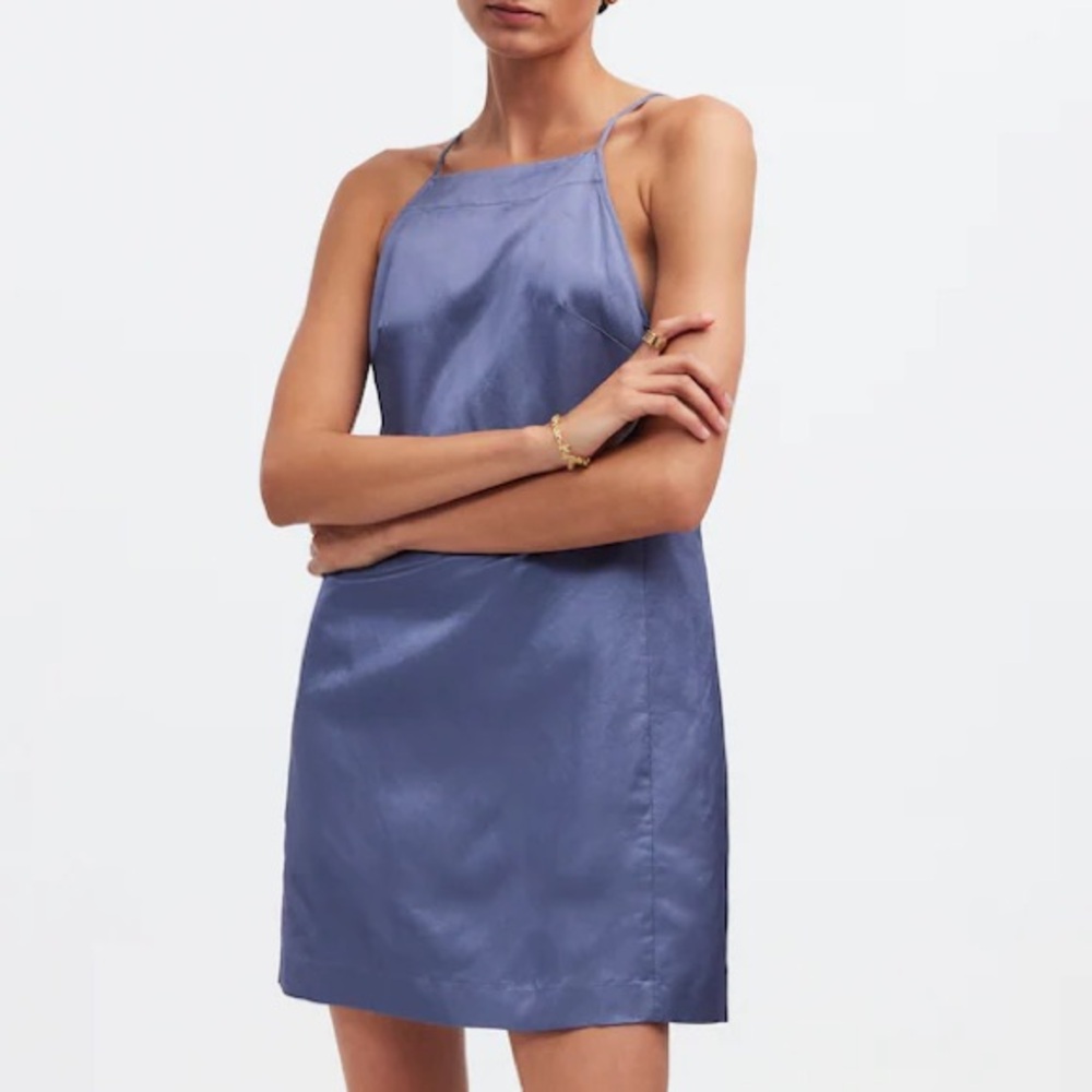 Madewell High-Neck Mini Dress